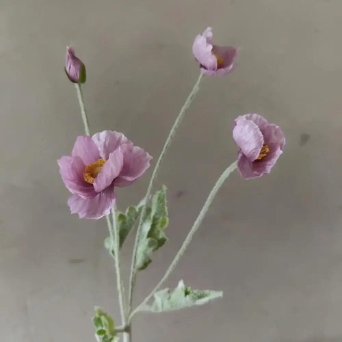 Artificial Silk Poppy Flowers Long Stem for Garden Home Wedding Diy Party Bridal - Picture 31 of 36