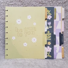 Happy Planner Colorful Floral Classic Planner Monthly Dividers January-December