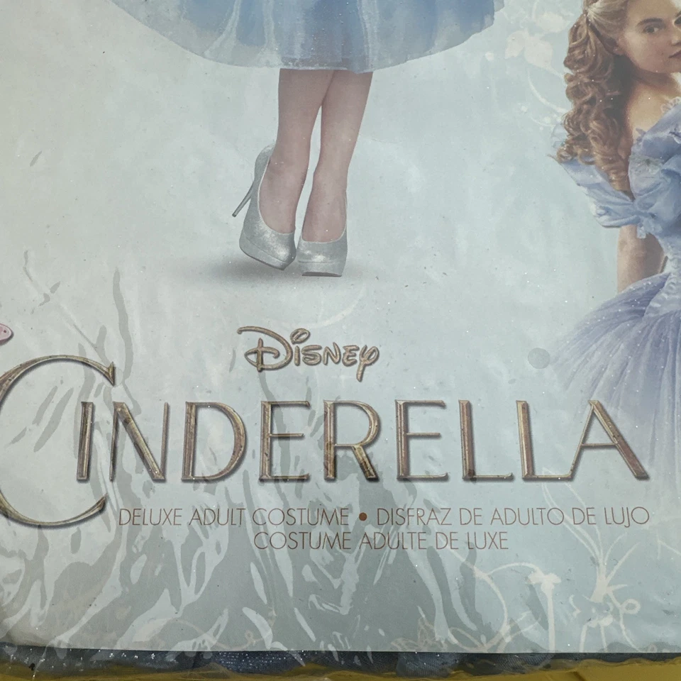 灰姑娘迪士尼成人豪华服装 尺寸 M 8-10 — 第 2/4 张图片