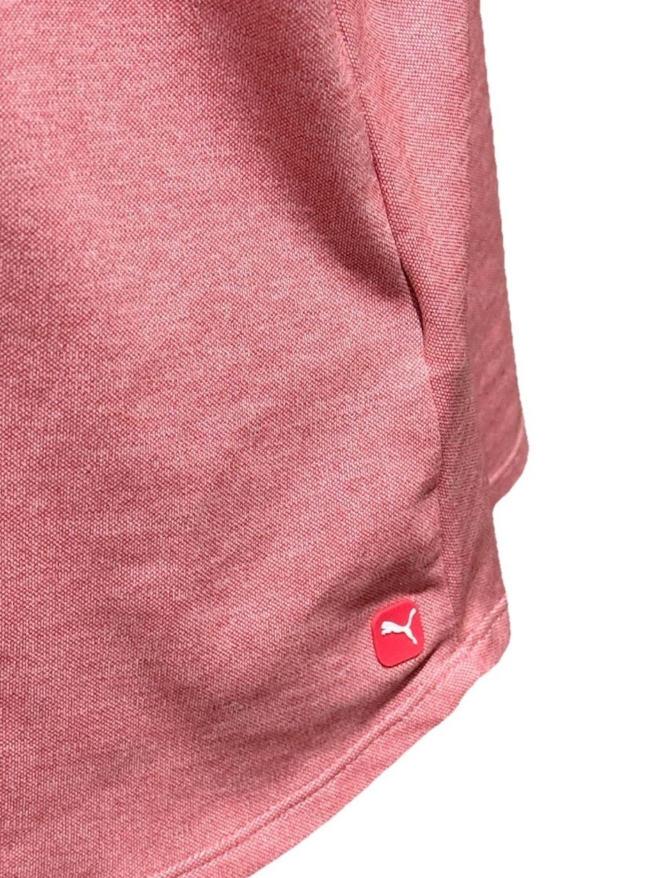 Women's PUMA Golf Cloudspun Coast Sleeveless Pink Polo Pocket Comfort Sz XL NWT thumbnail 4