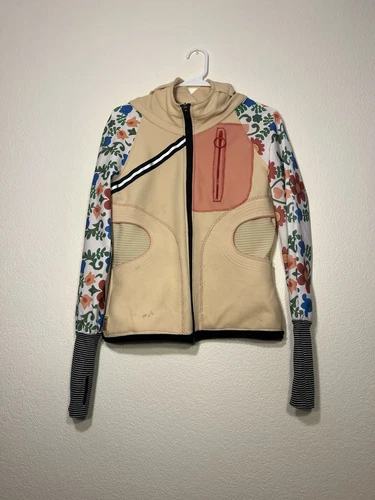 Vander Jacket Custom Colorado Yellow Floral Zip Running Hooded Jacket