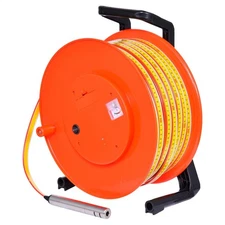 328Ft Water Level Measurement, Water Level Gauge With Fixed Probe and Steel Tape