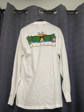 Vintage RAY BAN T-Shirt Men’s Long Sleeve Wayfarer Bausch And Lomb Sleeve