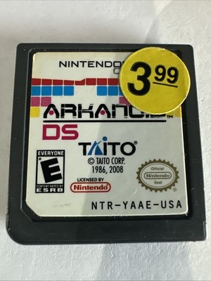 Arkanoid DS Nintendo DS Cartridge Authentic, Tested