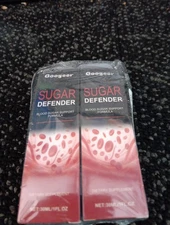 2 x GOOGEER Sugar Defender Blood Sugar Support Supplement 1 Oz Each Exp 6/2027
