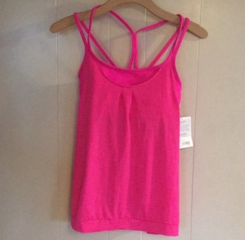 NEW!!! Athleta 2in1 Medium Support Tank size XS -mesh energize - - Picture 4 of 8