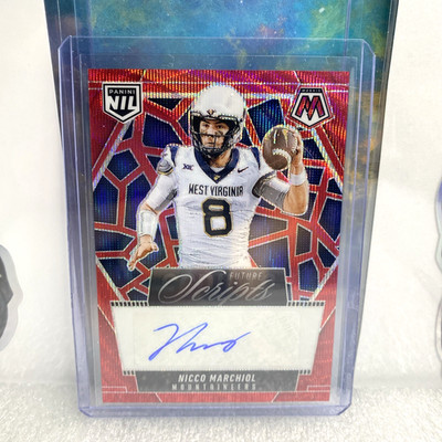 2025 Panini Mosaic #1 Nicco Marchiol NIL RED Future ScriptsFSC-NML