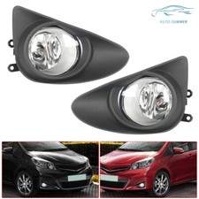 For 2012-2014 Toyota Yaris Hatchback Driving Fog Lights Lamps Wwiringswitch