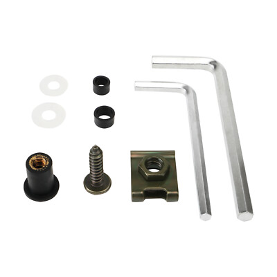 Windschutzscheiben-Schrauben Für BMW R1200GS ADV (2004–2012) | Aluminium, Schwarz | Stabil & Stylisch