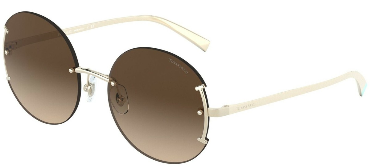 TIFFANY T TF 3071 Pale Gold/Brown Shaded (6021/3B) Sunglasses