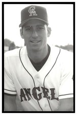 Torey Lovullo (1993) California Angels Vintage Baseball Postcard RD11