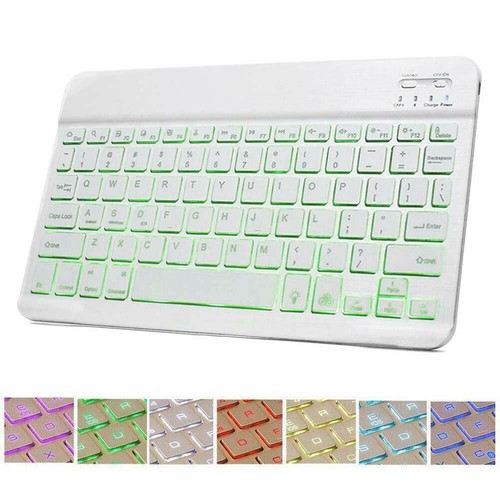 Portable Bluetooth Keyboard For Samsung Galaxy Tab A S6 S5e S4 7~10.5" Tablet PC - Picture 13 of 22