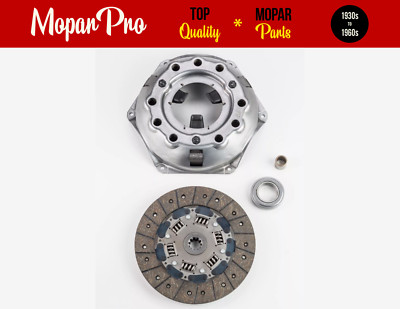 1949 PLYMOUTH NEW 3 SPEED STICK SHIFT CLUTCH PACKAGE DISC AND PRESSURE PLATE