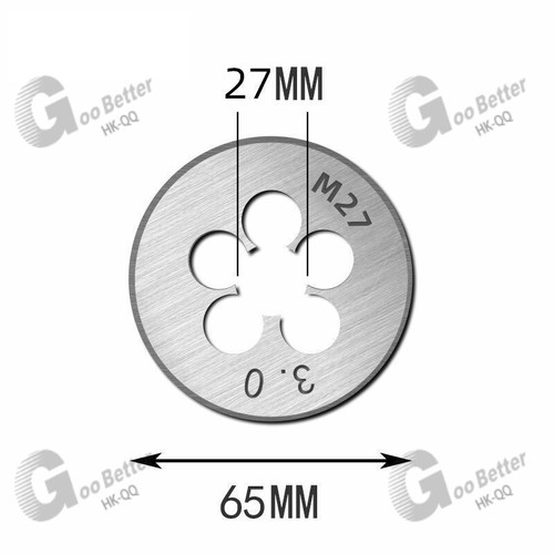 Bearing steel Circular Die M3/M4/M5/M6/M7/M8/M9/M10/M12/M14 to M30 - Top Quality - Picture 22 of 24