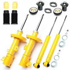 4X TA SPORT-STOßDÄMPFER GAS VORNE HINTEN + 2 DOMLAGER + STAUBSCHUTZ - VECTRA B