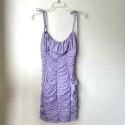 strapless open back dress ASHLEYlauren 4796 Hand Beaded Cocktail Dress main image 0