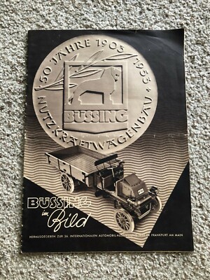 1953 Bussing special issue 1903-53 German Bus and HD-truck literature.