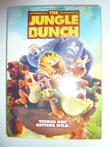 The Jungle Bunch DVD kids cartoon movie animals kung-fu tiger penguin 2017!