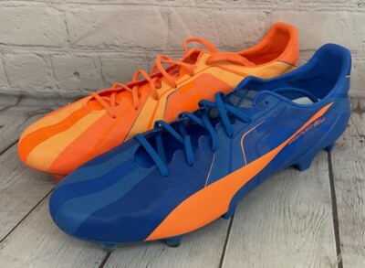 Puma evoSPEED SL H2H FG Men's Running Shoes Solar Blue Orange US