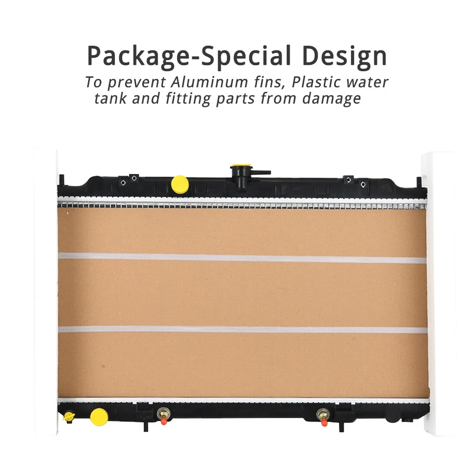 2346 Radiador para 2000 2001 2002 2003 2004 2005 2006 Nissan Sentra 1,8 L l4 Foto 3 de 4