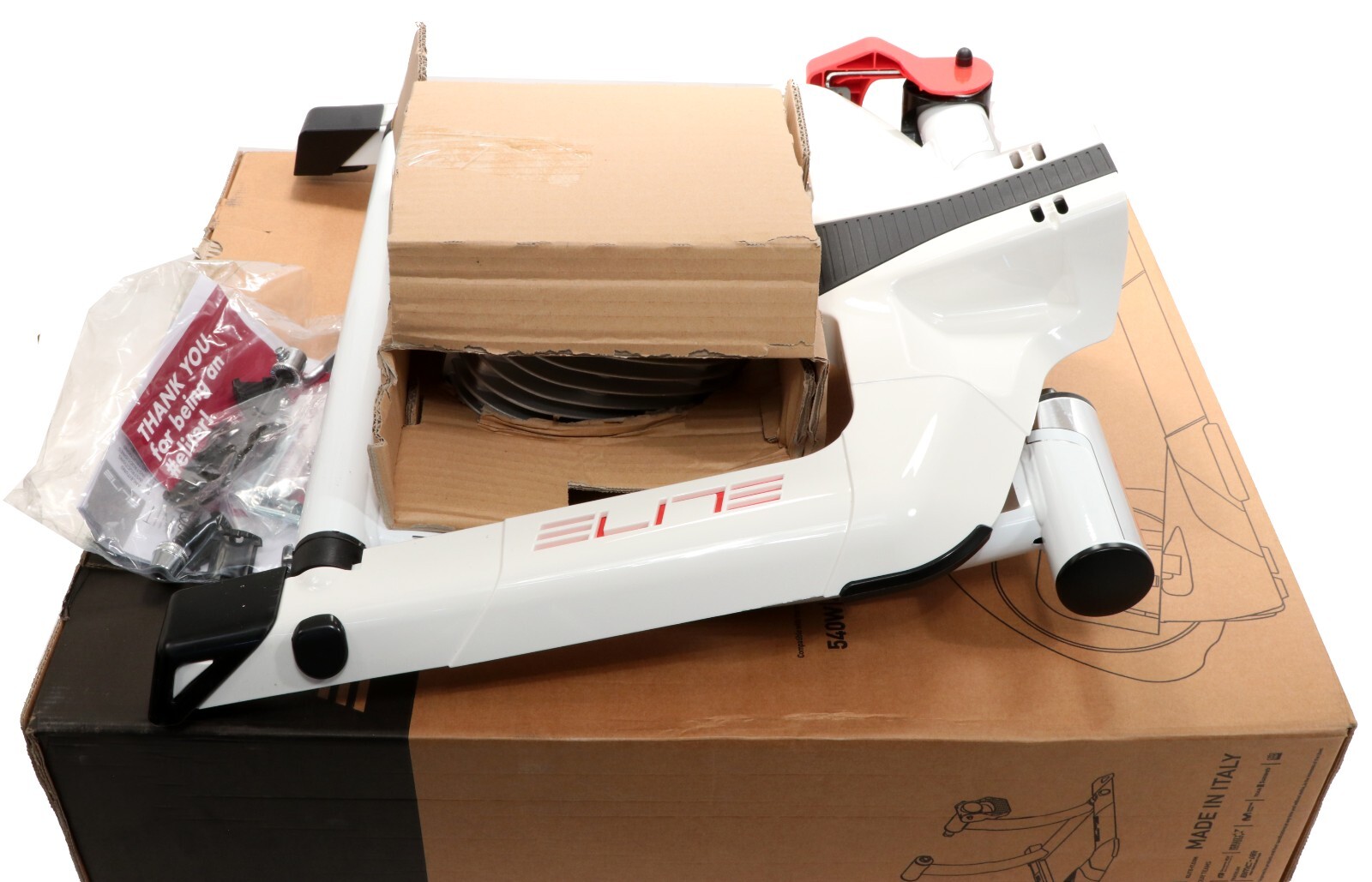 Elite SRL Qubo Мощный велотренажер для задних колес с гидравлическим сопротивлением Новый велотренажер для помещений 34490₽