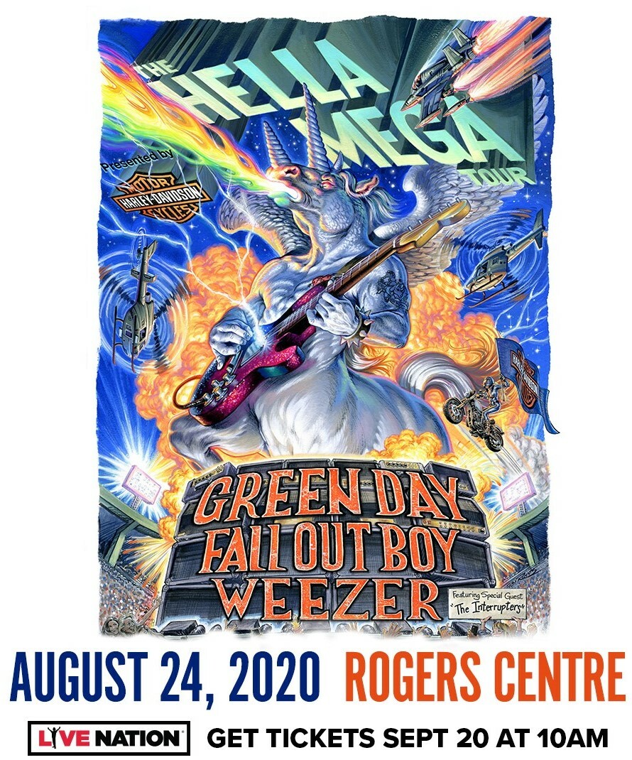 GREEN DAY /FALL OUT BOY / WEEZER 