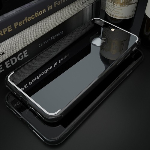 Funda protectora con espejo de silicona gel suave con espejo de silicona para iPhone 14 13 12 11 Pro Max Mini XR SE 8 - Imagen 16 de 17