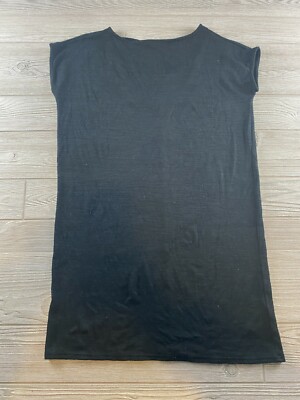 GAP Black Knitted Soft Open Back T-Shirt Dress Women's Size XS | eBay