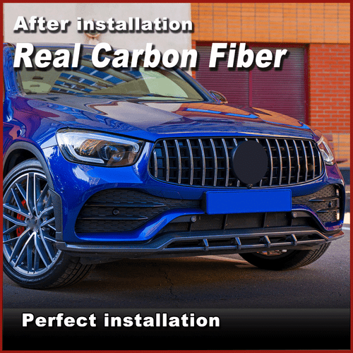 Carbon Frontspoiler Frontlippe Spoilerlippe Für Mercedes GLC X253 GLC300 2020-21 - Picture 4 of 14