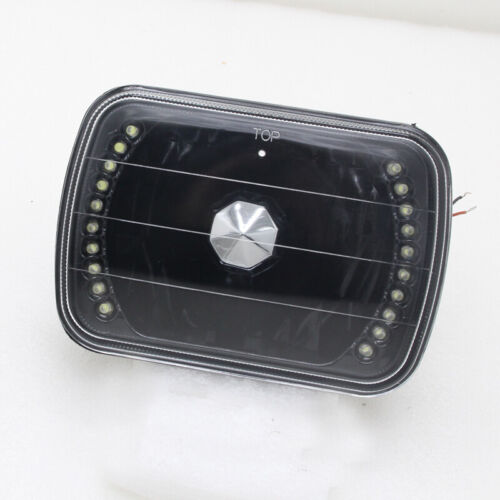 5x7" 7x6" Black Housing LED Headlights Lamps For 82-93 Chevy S10 Blazer GMC S15 - Picture 2 of 7