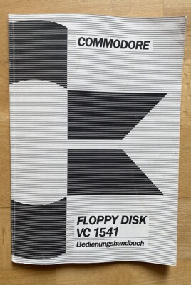 Floppy Disk VC 1541 VIC1541 Bedienungshandbuch Commodore C64 (1985 Deutsch)