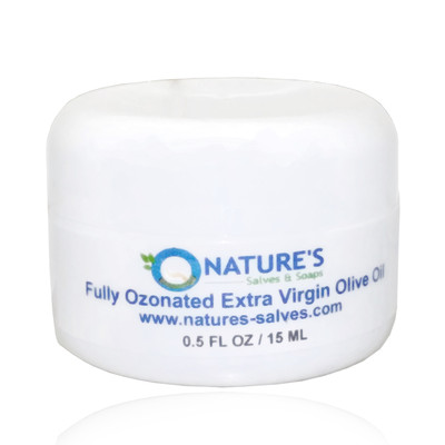 Fully 100% Ozonated Organic Extra Virgin Olive Oil 1/2 oz. Highest Quality