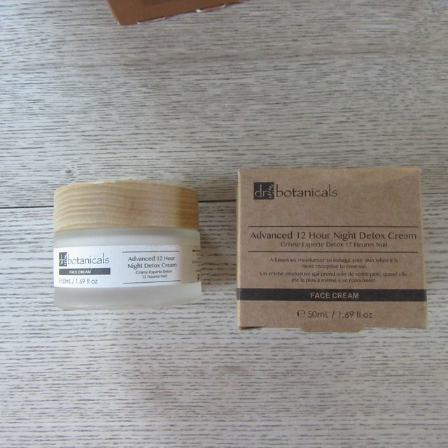 dr botanicals advanced 12 hour night detox cream