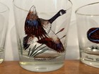 Mid Century Modern Hand Painted Game Bird Lowball Bar Glasses - Set of 3 0001 — photo 4
