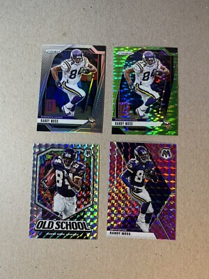 Randy Moss 4 Card Lot GOAT RANDY MOSS Great Lot