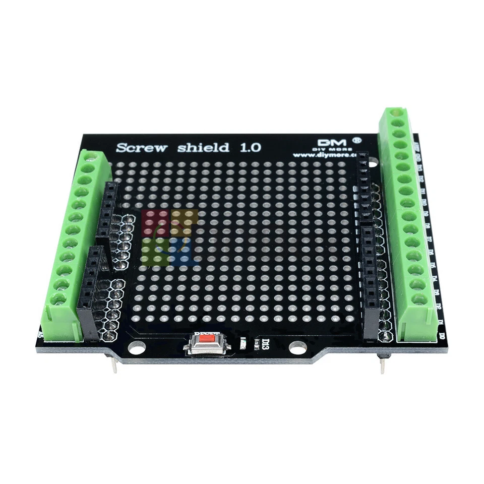 For Arduino Newest Proto Screw Shield 1.0Open Source Reset Button D13 LED New - Image 4 of 4