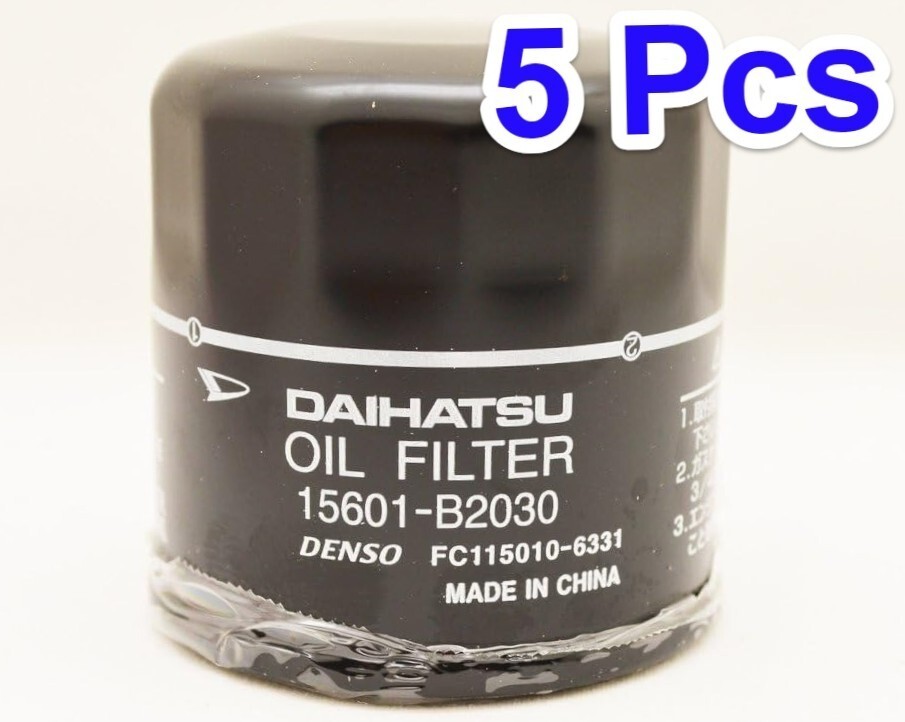 5pcs set / Daihatsu 15601-B2030 Genuine Oil Filter Element