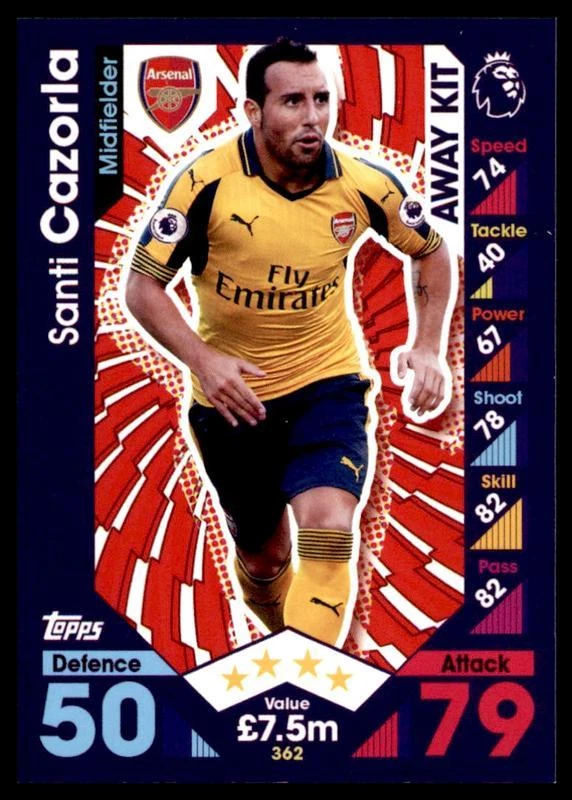 Santi cazorla cheap kit number