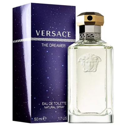 Versace THE DREAMER Eau de Toilette Spray for Men 1.7 fl oz / 50 mL NIB & Sealed