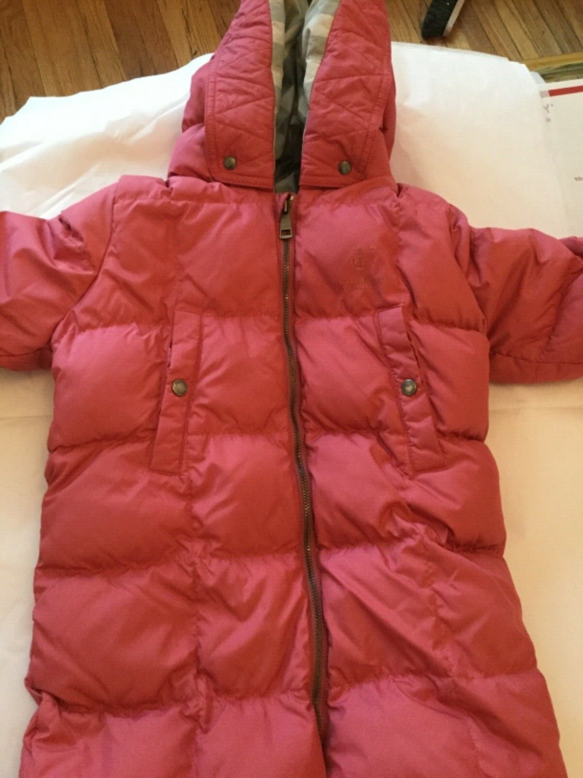 pink snowsuit