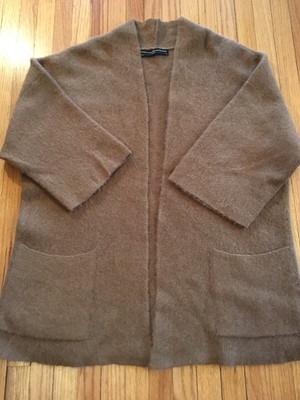 dark camel cardigan
