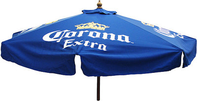 CORONA EXTRA 7 foot BEER PATIO UMBRELLA MARKET STYLE HUGE CORONA MODELO NEW