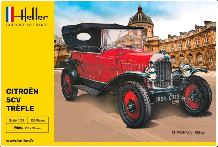 Heller 80702 1:24th scale Citroen CV5 Trefle