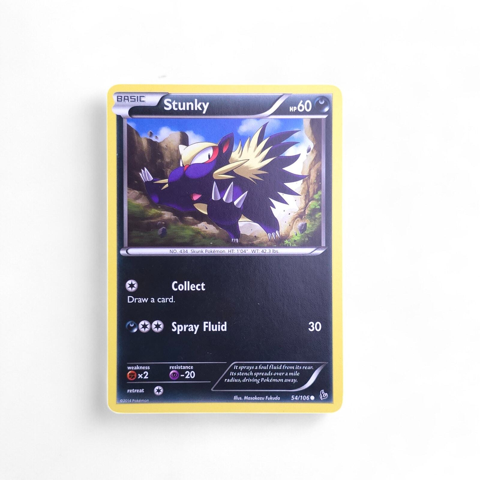 Stunky 54/106 Pokemon XY - Flashfire NM