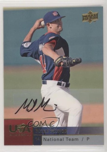 2009 Upper Deck USA National Team Auto Mike Minor #USAB-MM Auto - Picture 1 of 5