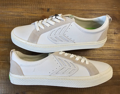 Cariuma Sneakers Mens 10.5 Catiba Off White & Ice Suede Athletic New in Box