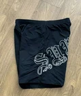 SS23 Supreme Inglés Antiguo Nylon Negra Corta Natación Nylon Shorts L Supplex