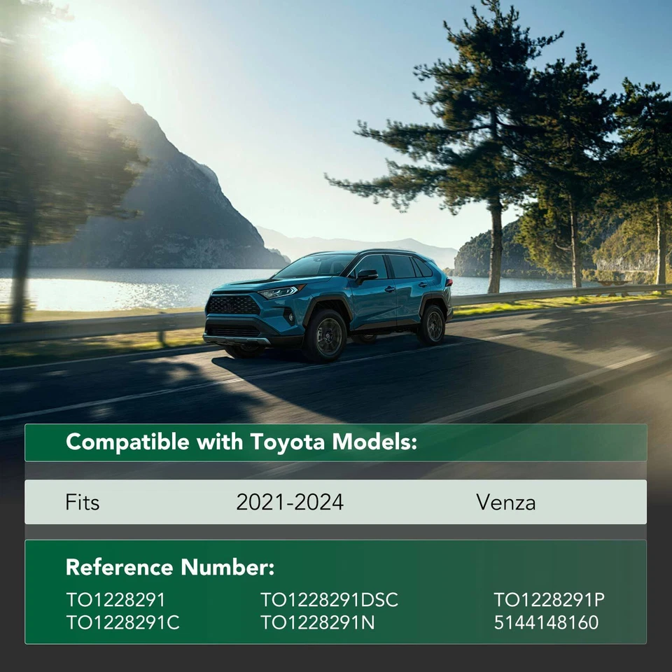 Protector contra salpicaduras de motor delantero inferior para Toyota Venza 2021-2024 deportivo utilitario Foto 2 de 4