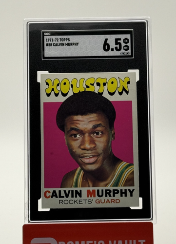 1971-72 Topps Calvin Murphy #58 Houston Rockets SGC 6.5 Ex-NearMint+
