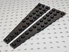 Lego Wing 3x12 Left & Right [47397 & 47398] Black x1 pair